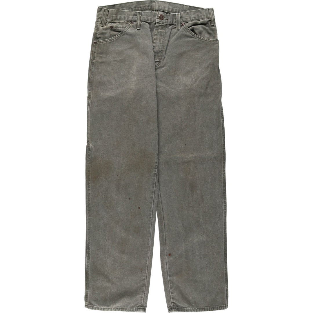 Dickies Duck Painter Pants Men's W32 equivalent cotton Khaki type Vintage Second Hand