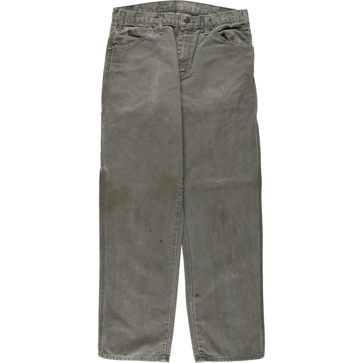 Dickies Duck Painter Pants Men's W32 equivalent cotton Khaki type Vintage Second Hand