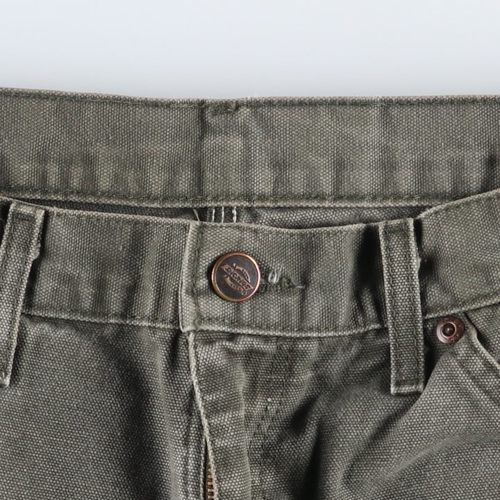 Dickies Duck Painter Pants Men's W32 equivalent cotton Khaki type Vintage Second Hand