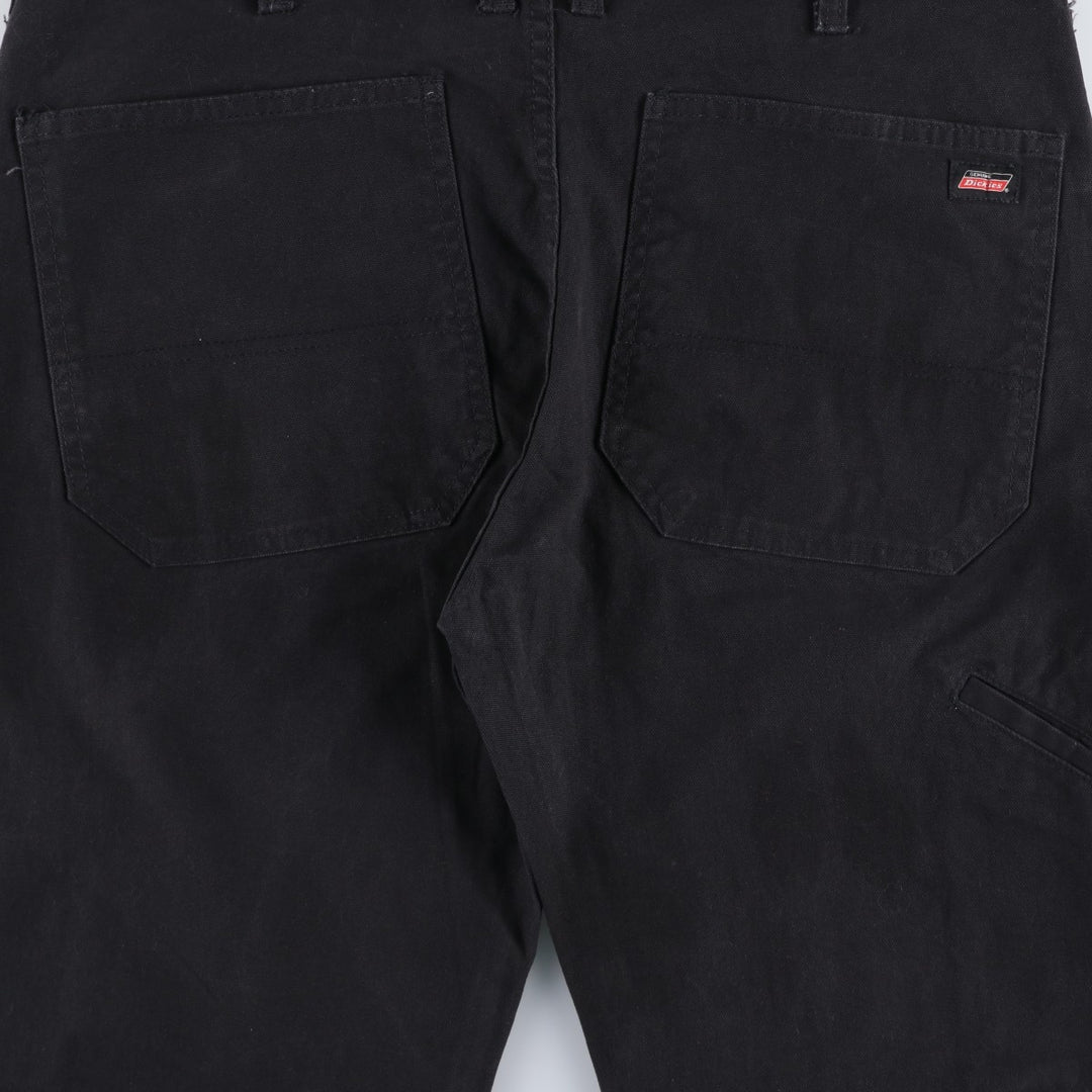 Dickies Duck Work Pants Men's W37 cotton black type Vintage Second Hand