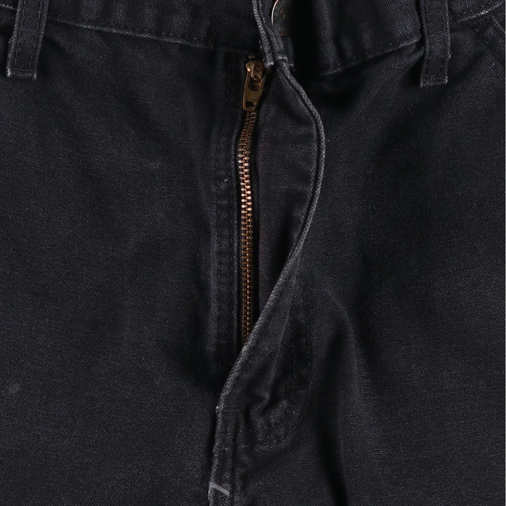 Dickies Cut-off Duck Painter Pants, Men's W36 (approx.) cotton black type Vintage Second Hand