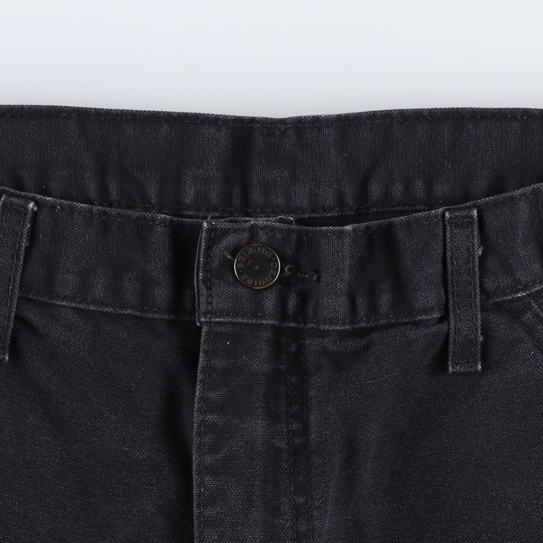 Dickies Cut-off Duck Painter Pants, Men's W36 (approx.) cotton black type Vintage Second Hand