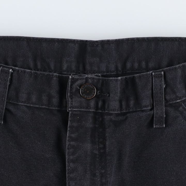 Dickies Cut-off Duck Painter Pants, Men's W36 (approx.) cotton black type Vintage Second Hand
