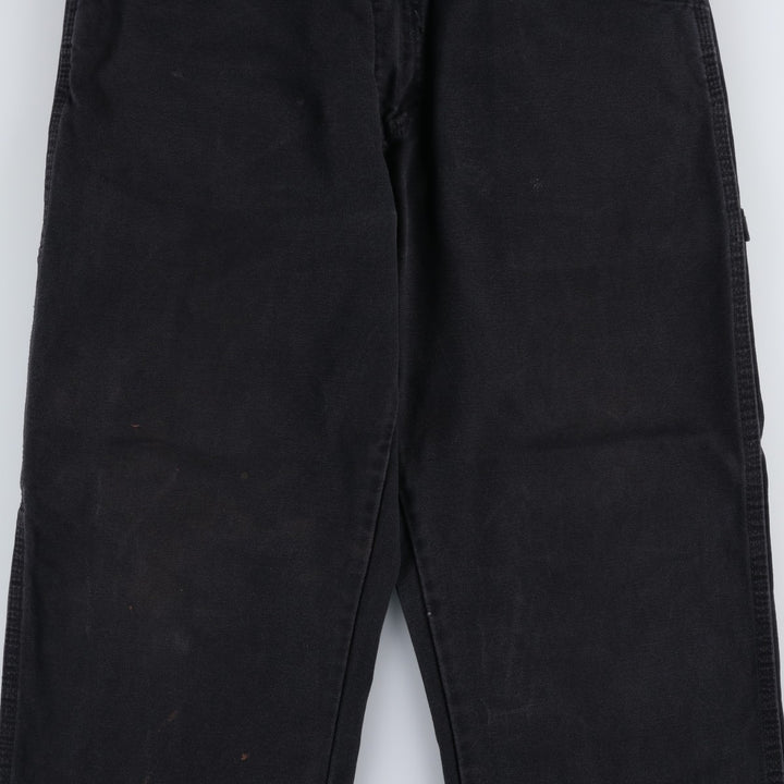 Dickies Cut-off Duck Painter Pants, Men's W36 (approx.) cotton black type Vintage Second Hand