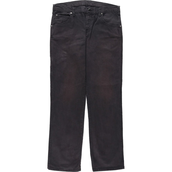 Dickies Duck Work Pants Men's W35 cotton black type Vintage Second Hand