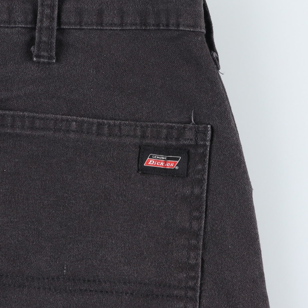Dickies Duck Work Pants Men's W35 cotton black type Vintage Second Hand