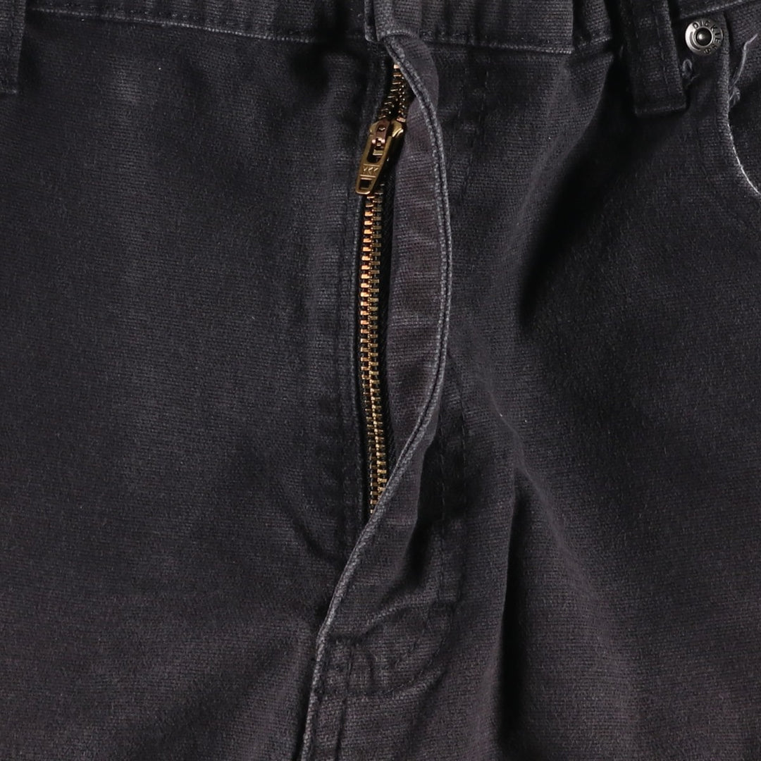 Dickies Duck Work Pants Men's W35 cotton black type Vintage Second Hand