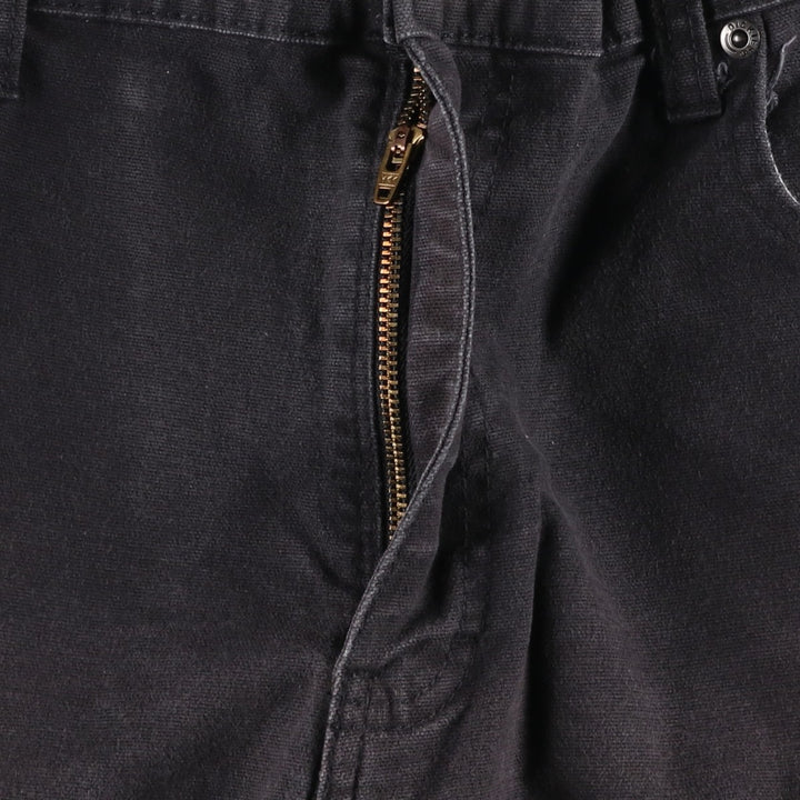 Dickies Duck Work Pants Men's W35 cotton black type Vintage Second Hand