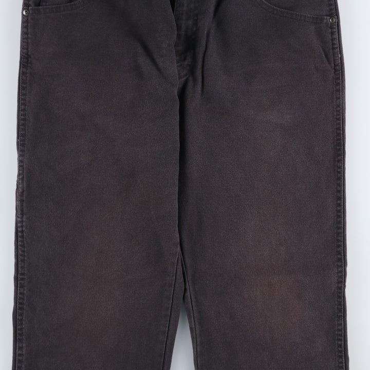 Dickies Duck Work Pants Men's W35 cotton black type Vintage Second Hand
