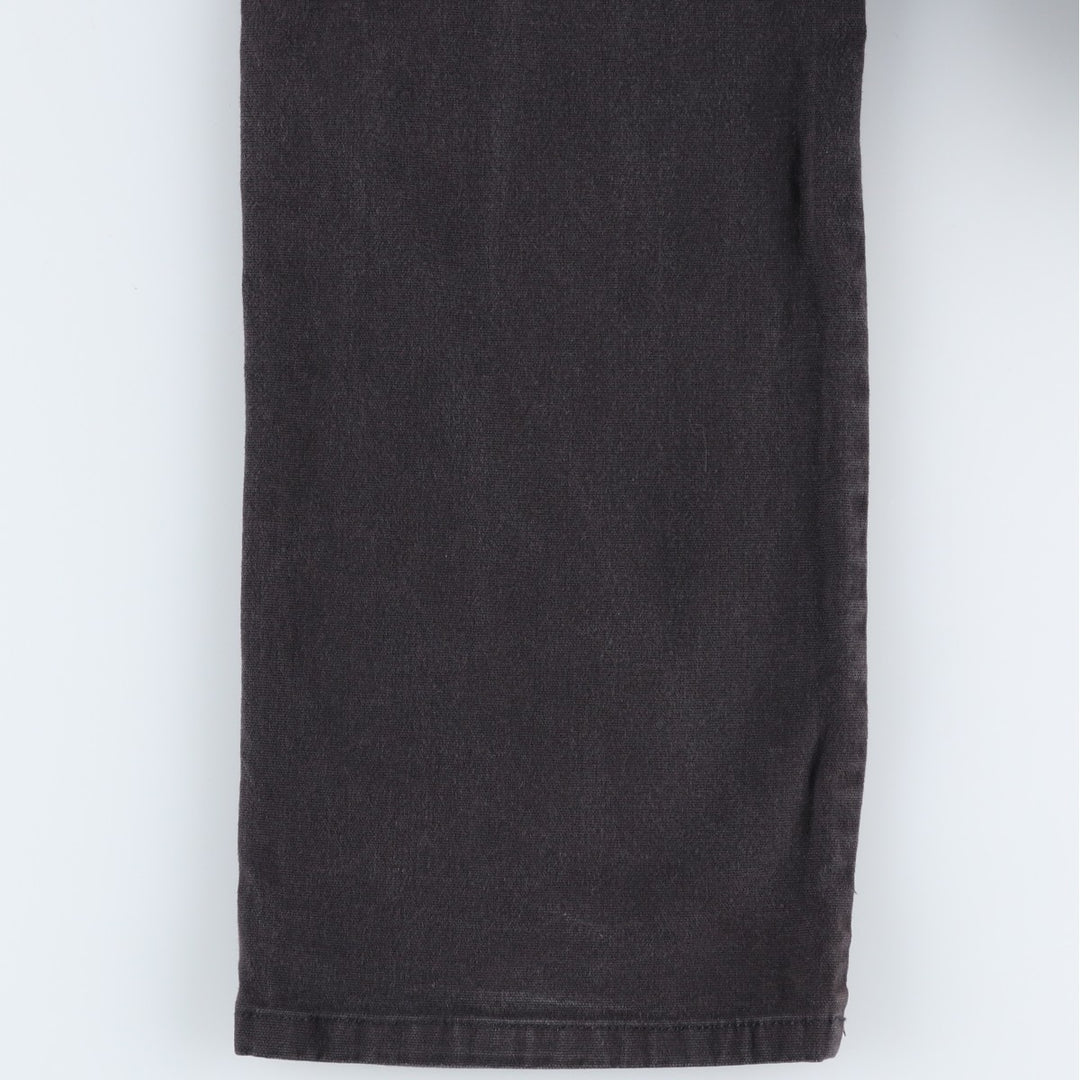 Dickies Duck Work Pants Men's W35 cotton black type Vintage Second Hand