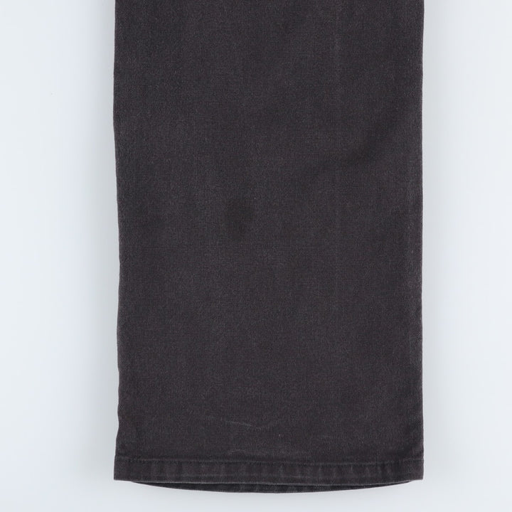 Dickies Duck Work Pants Men's W35 cotton black type Vintage Second Hand