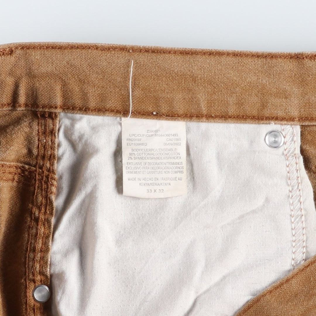 Dickies Duck Painter Pants Men's W34 equivalent cotton brown type Vintage Second Hand