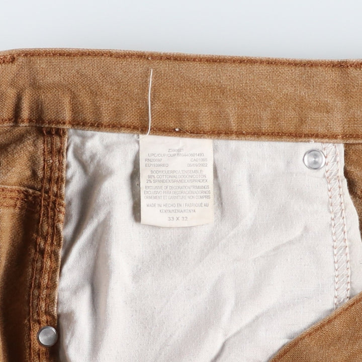 Dickies Duck Painter Pants Men's W34 equivalent cotton brown type Vintage Second Hand