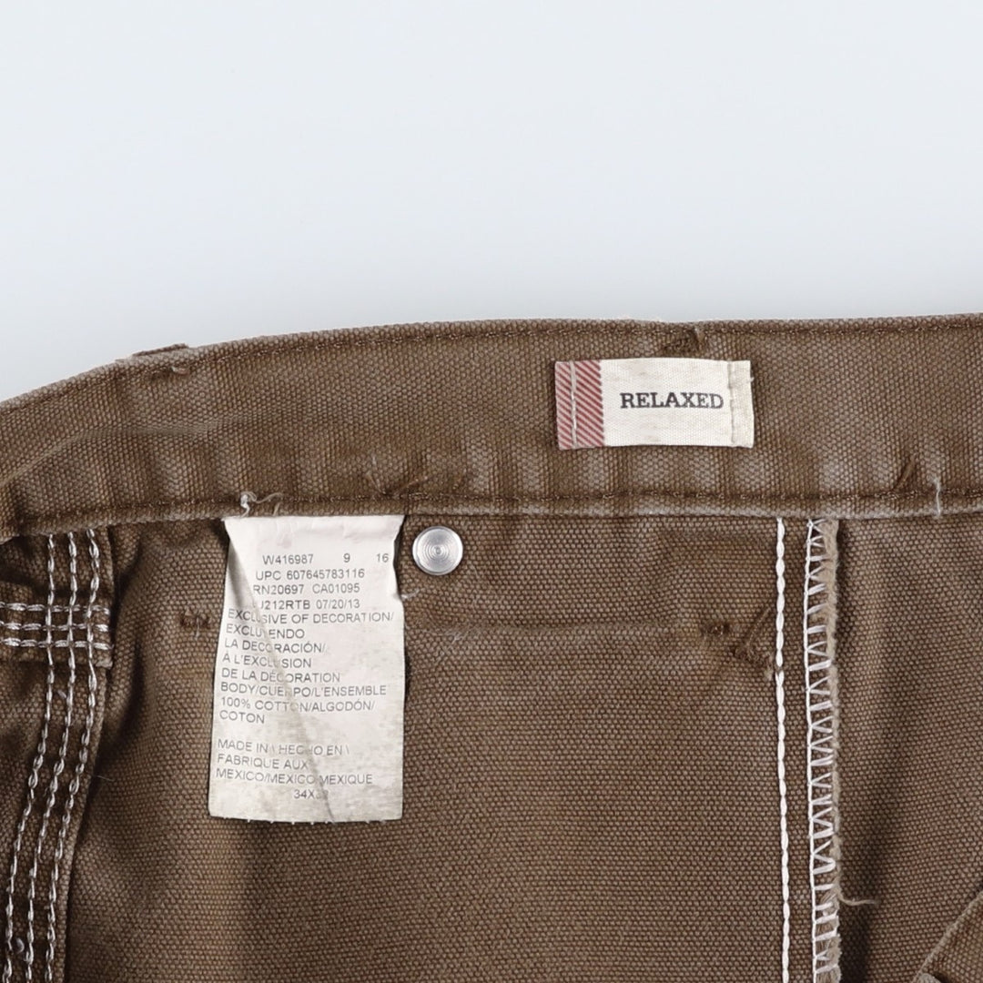 Dickies Relaxed Duck Painter Pants, Men's, Size 36 cotton brown type Vintage Second Hand