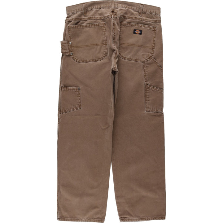 Dickies Relaxed Fit Duck Painter Pants, Men's, W36 equivalent cotton brown type Vintage Second Hand