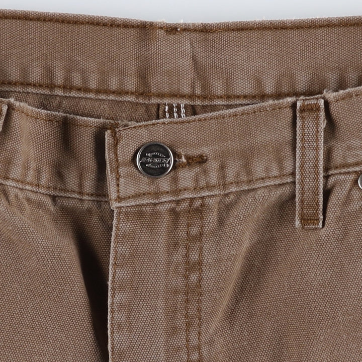 Dickies Relaxed Fit Duck Painter Pants, Men's, W36 equivalent cotton brown type Vintage Second Hand