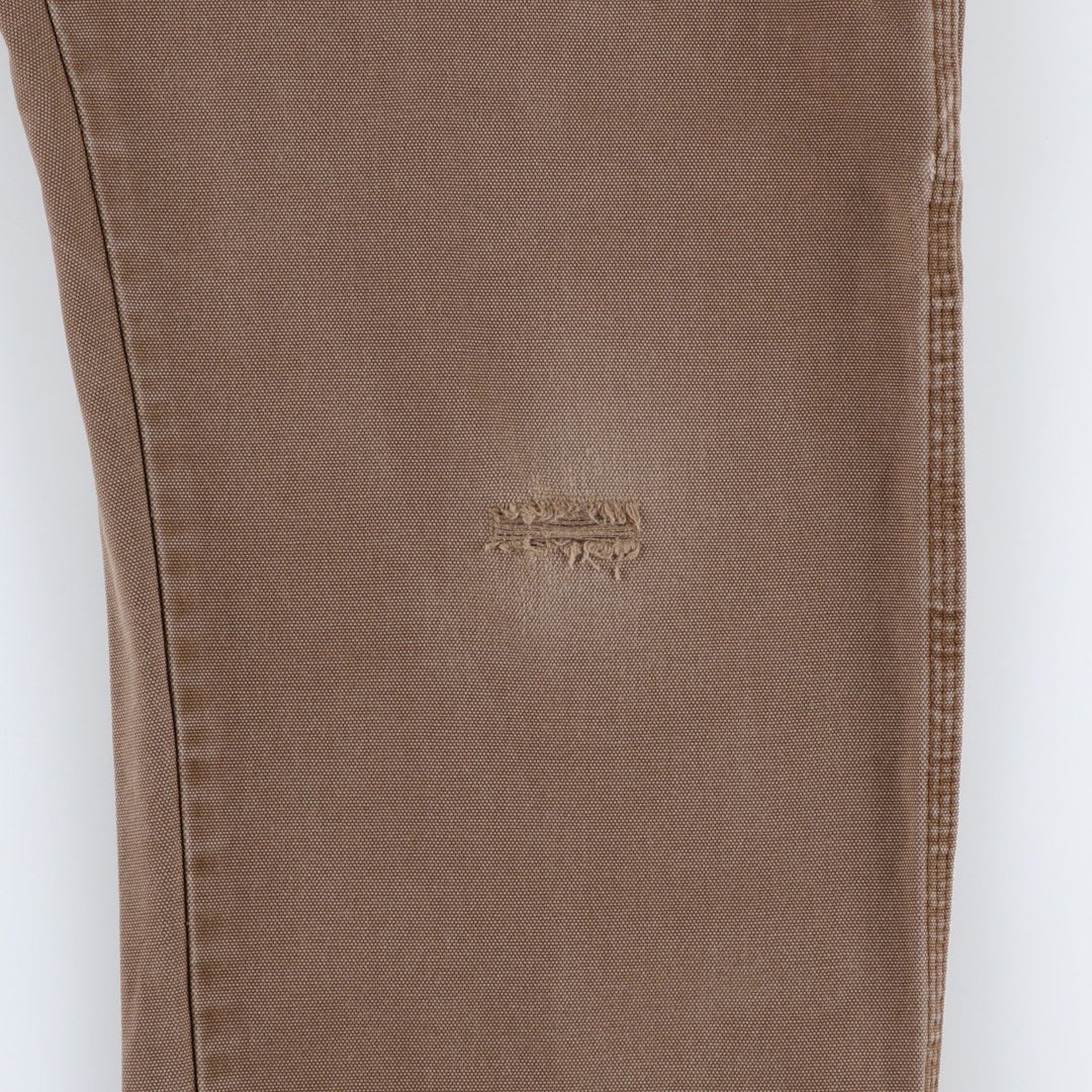 Dickies Relaxed Fit Duck Painter Pants, Men's, W36 equivalent cotton brown type Vintage Second Hand