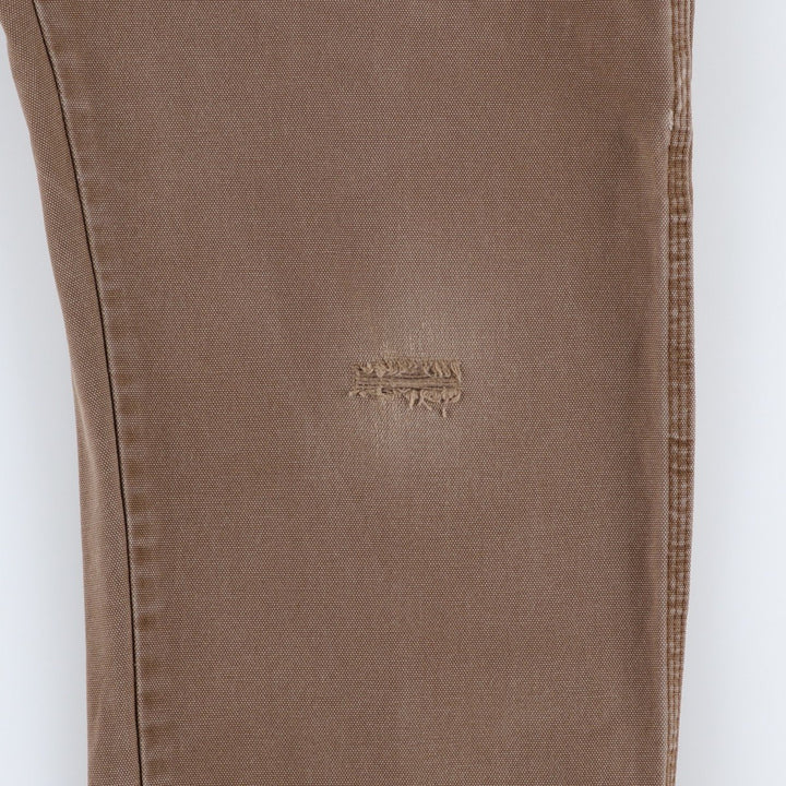 Dickies Relaxed Fit Duck Painter Pants, Men's, W36 equivalent cotton brown type Vintage Second Hand
