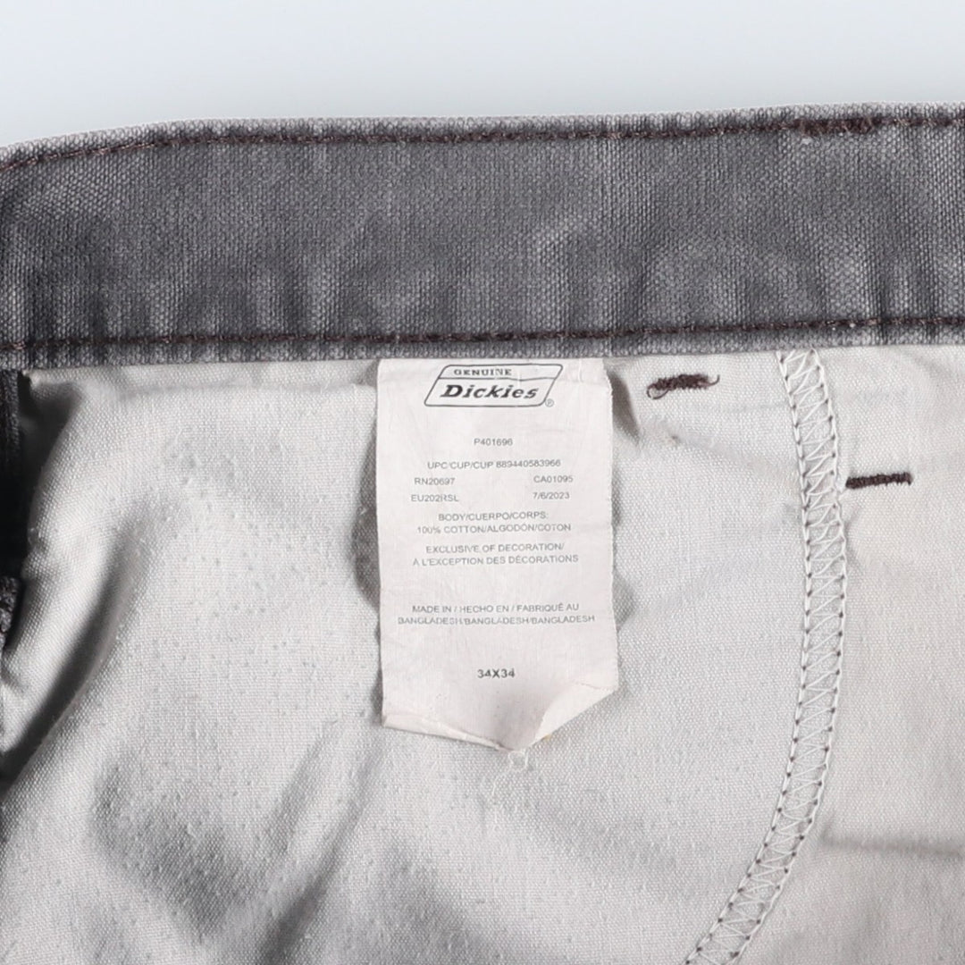 Dickies Duck Painter Pants Men's W35 equivalent cotton gray type Vintage Second Hand