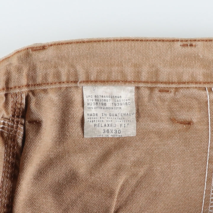 Dickies Relaxed Fit Duck Painter Pants, Men's, W36 equivalent cotton Beige type Vintage Second Hand
