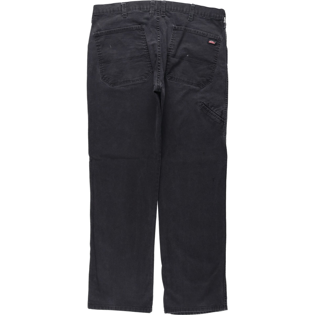 Dickies Duck Work Pants Men's W37 cotton black type Vintage Second Hand
