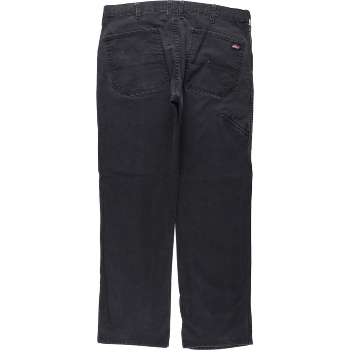 Dickies Duck Work Pants Men's W37 cotton black type Vintage Second Hand