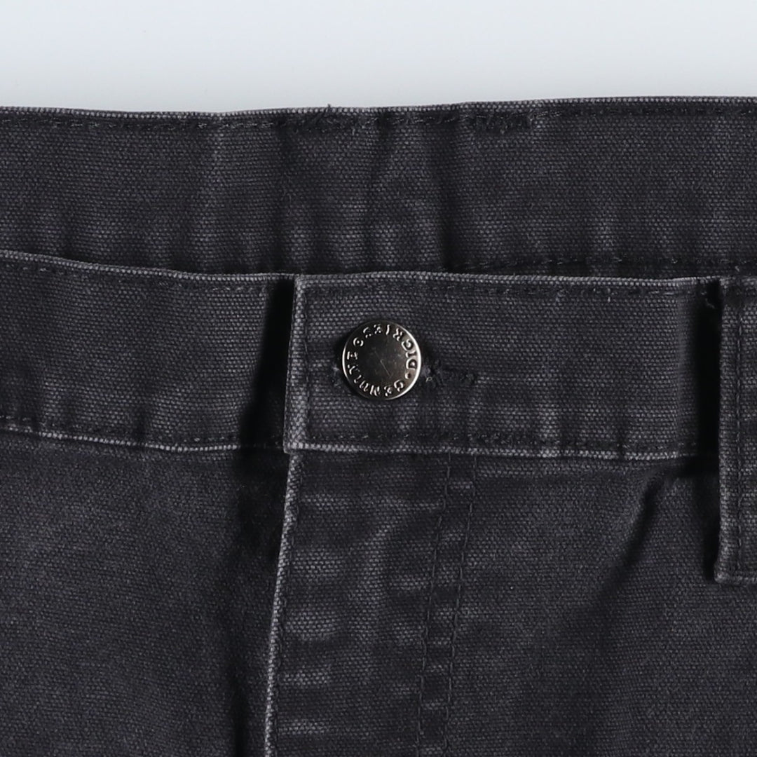 Dickies Duck Work Pants Men's W37 cotton black type Vintage Second Hand