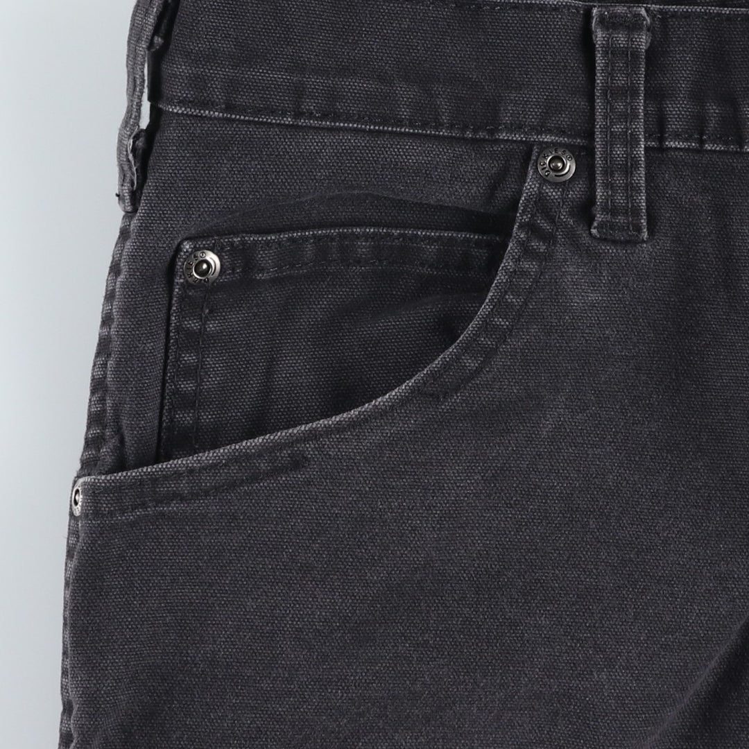 Dickies Duck Work Pants Men's W37 cotton black type Vintage Second Hand