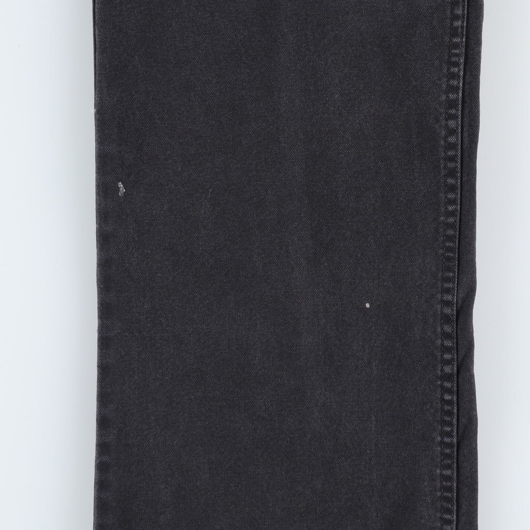 Dickies Duck Work Pants Men's W37 cotton black type Vintage Second Hand