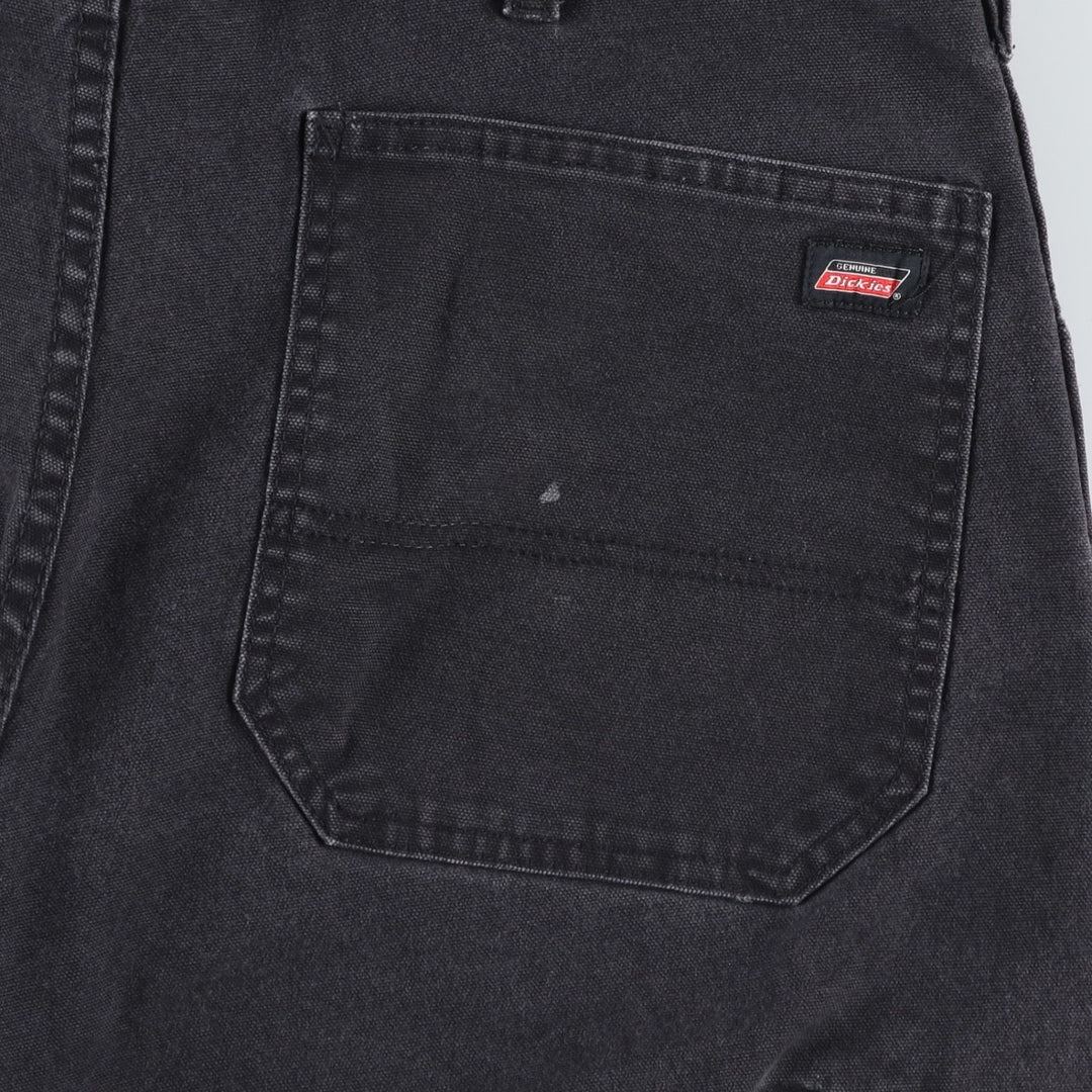 Dickies Duck Work Pants Men's W37 cotton black type Vintage Second Hand