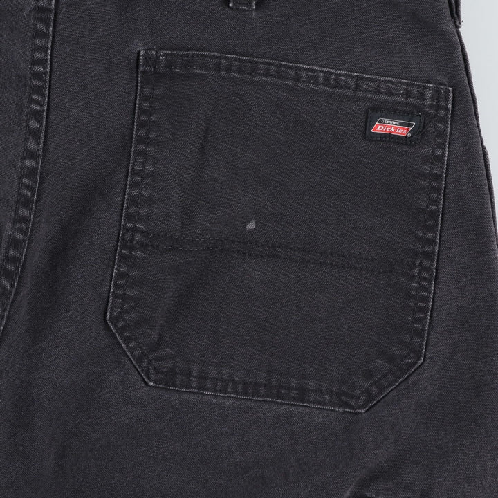 Dickies Duck Work Pants Men's W37 cotton black type Vintage Second Hand