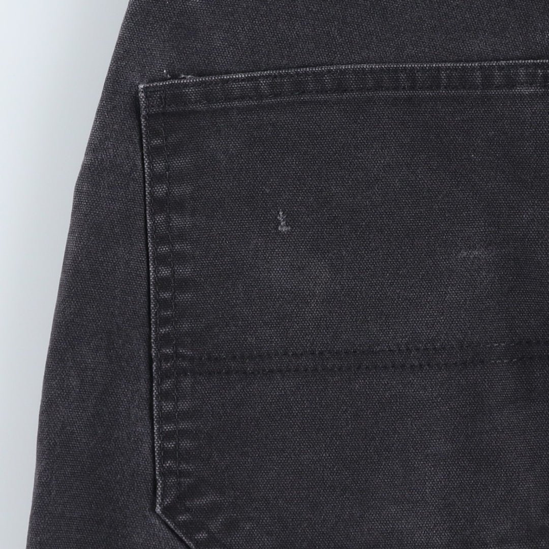 Dickies Duck Work Pants Men's W37 cotton black type Vintage Second Hand