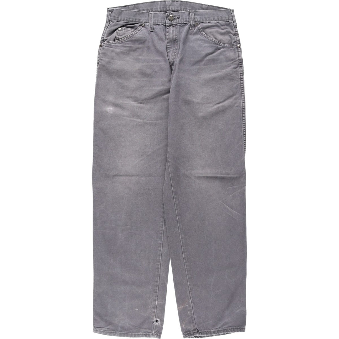 Dickies Duck Work Pants, Men's W32 (approx.) cotton gray type Vintage Second Hand