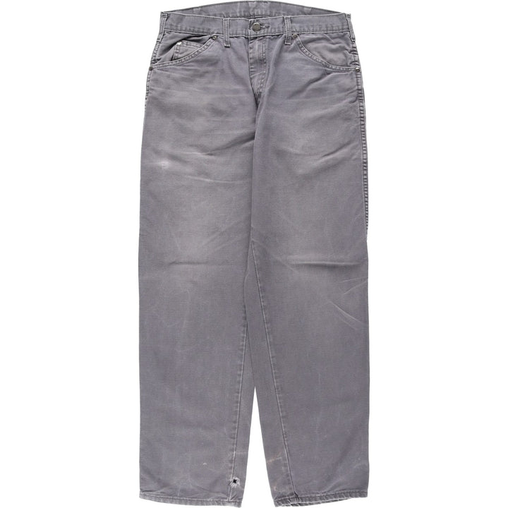 Dickies Duck Work Pants, Men's W32 (approx.) cotton gray type Vintage Second Hand