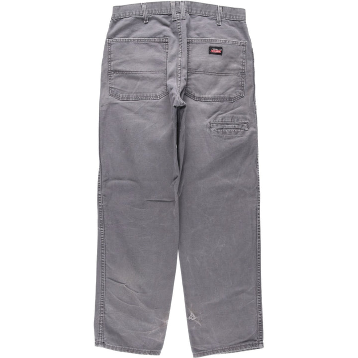 Dickies Duck Work Pants, Men's W32 (approx.) cotton gray type Vintage Second Hand