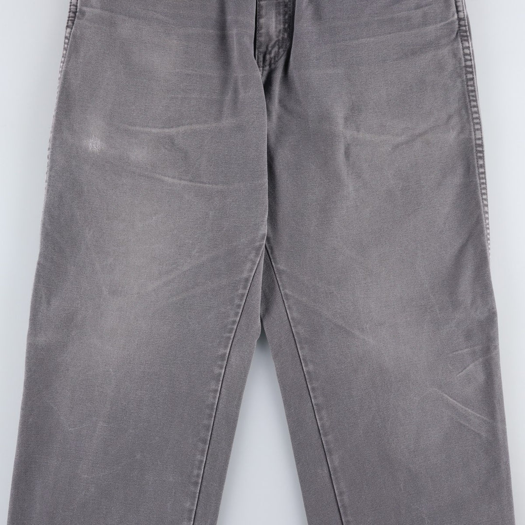 Dickies Duck Work Pants, Men's W32 (approx.) cotton gray type Vintage Second Hand