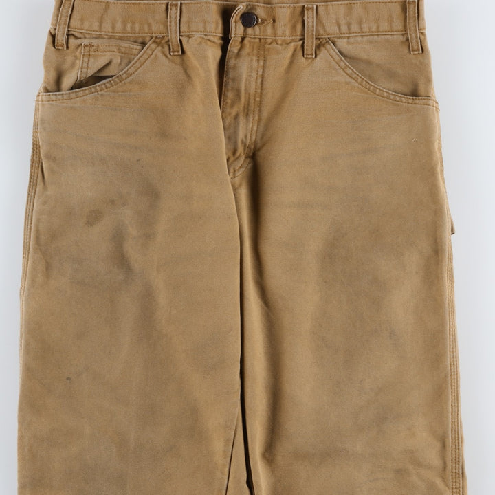 Dickies Duck Painter Pants Men's W33 equivalent cotton Beige type Vintage Second Hand