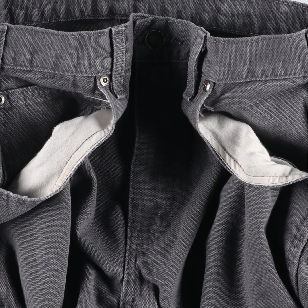 Dickies Duck Painter Pants Men's W32 equivalent cotton Charcoal Vintage Second Hand