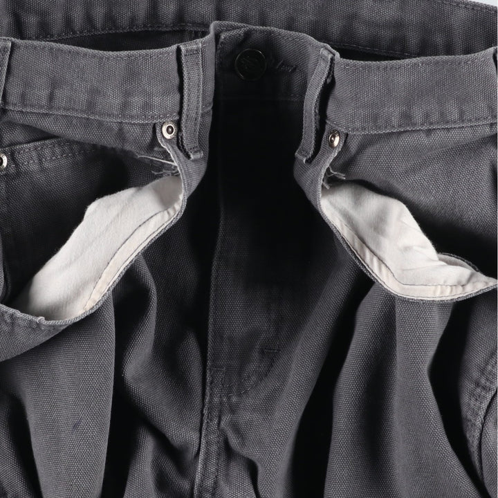 Dickies Duck Painter Pants Men's W32 equivalent cotton Charcoal Vintage Second Hand