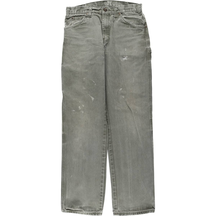 Dickies Duck Painter Pants Men's W32 equivalent cotton Khaki type Vintage Second Hand