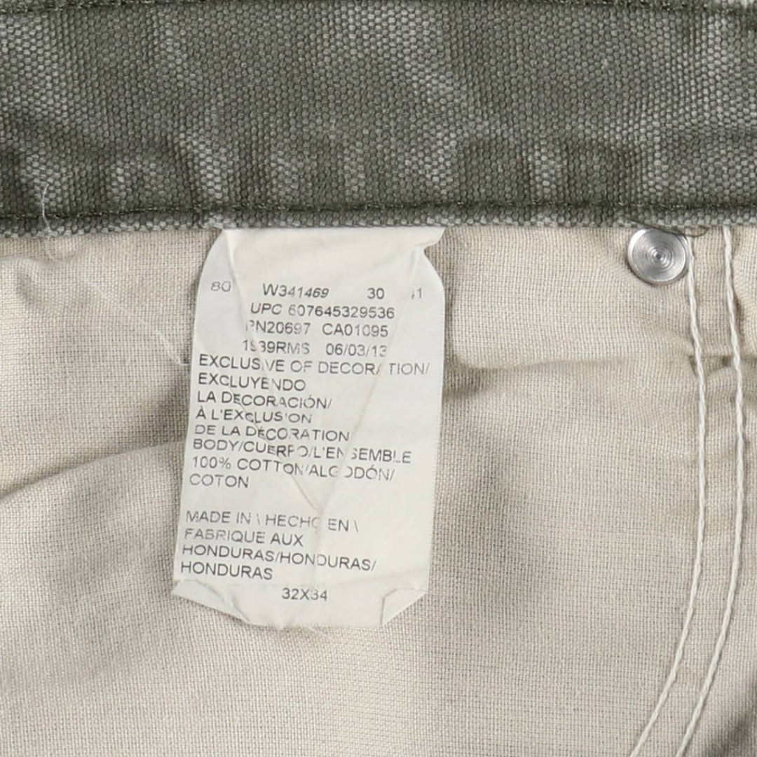 Dickies Duck Painter Pants Men's W32 equivalent cotton Khaki type Vintage Second Hand
