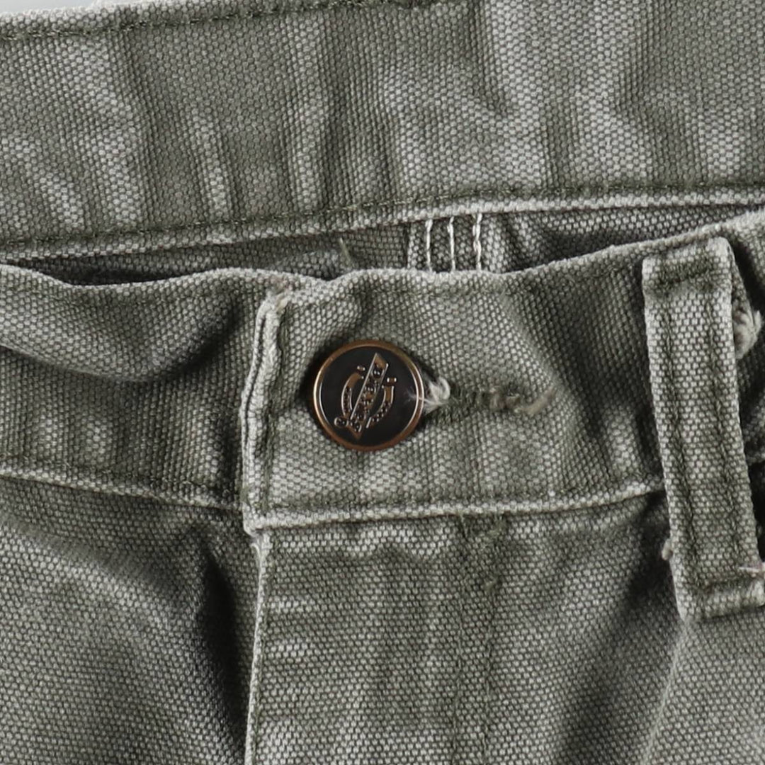 Dickies Duck Painter Pants Men's W32 equivalent cotton Khaki type Vintage Second Hand