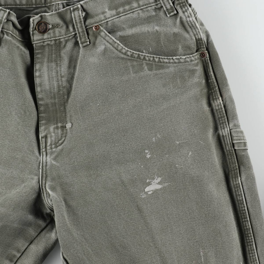 Dickies Duck Painter Pants Men's W32 equivalent cotton Khaki type Vintage Second Hand