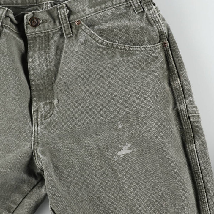 Dickies Duck Painter Pants Men's W32 equivalent cotton Khaki type Vintage Second Hand