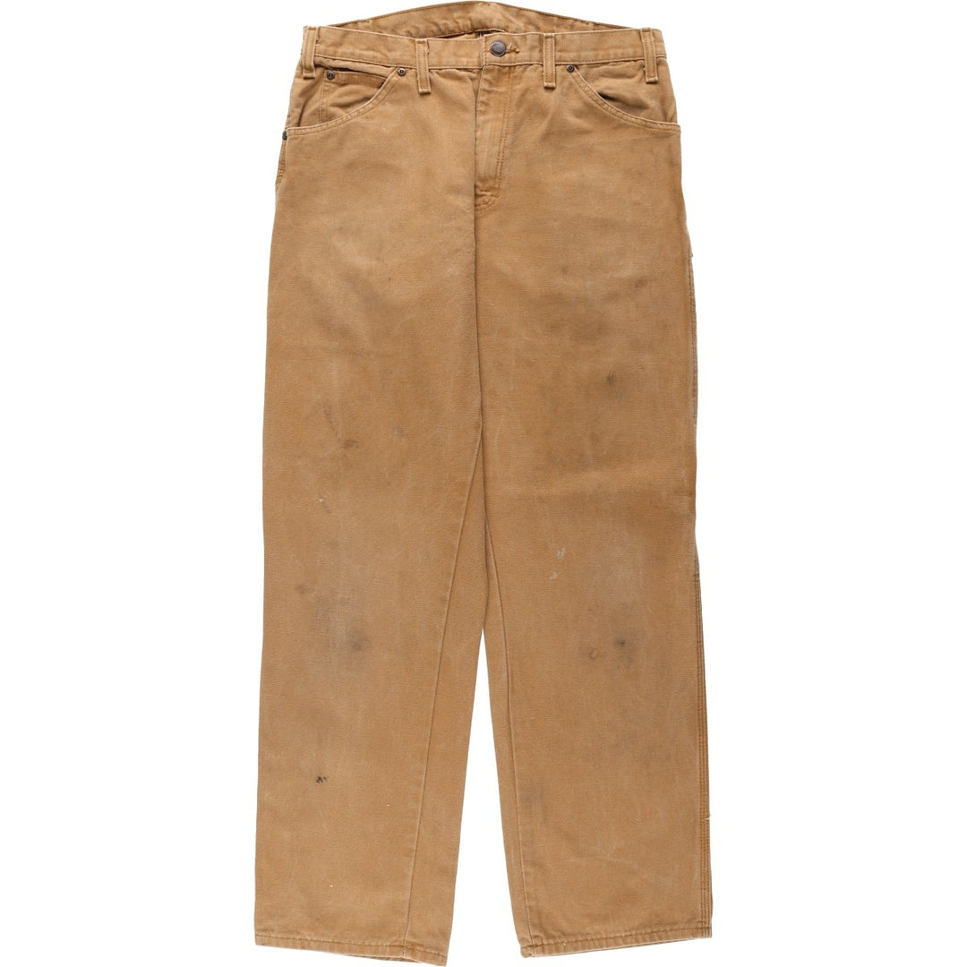 Dickies Duck Painter Pants Men's W33 equivalent cotton Beige type Vintage Second Hand