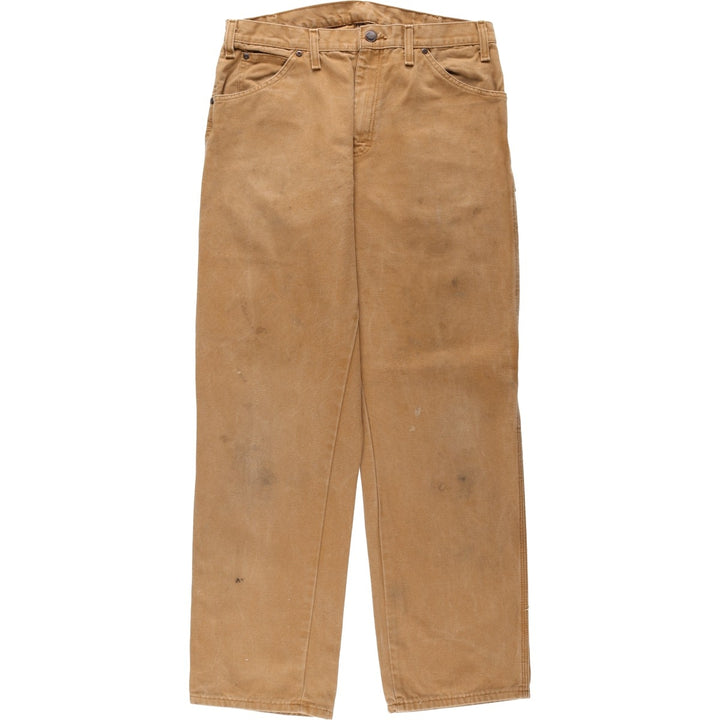 Dickies Duck Painter Pants Men's W33 equivalent cotton Beige type Vintage Second Hand