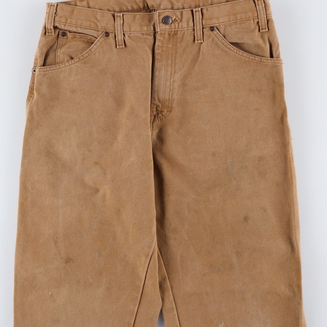 Dickies Duck Painter Pants Men's W33 equivalent cotton Beige type Vintage Second Hand
