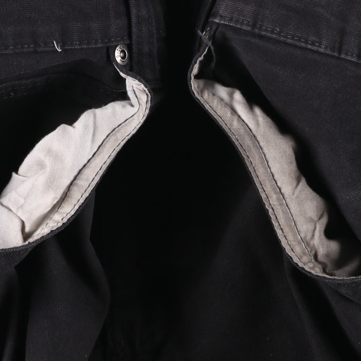 Dickies Duck Work Pants, Men's, Size W33 cotton black type Vintage Second Hand