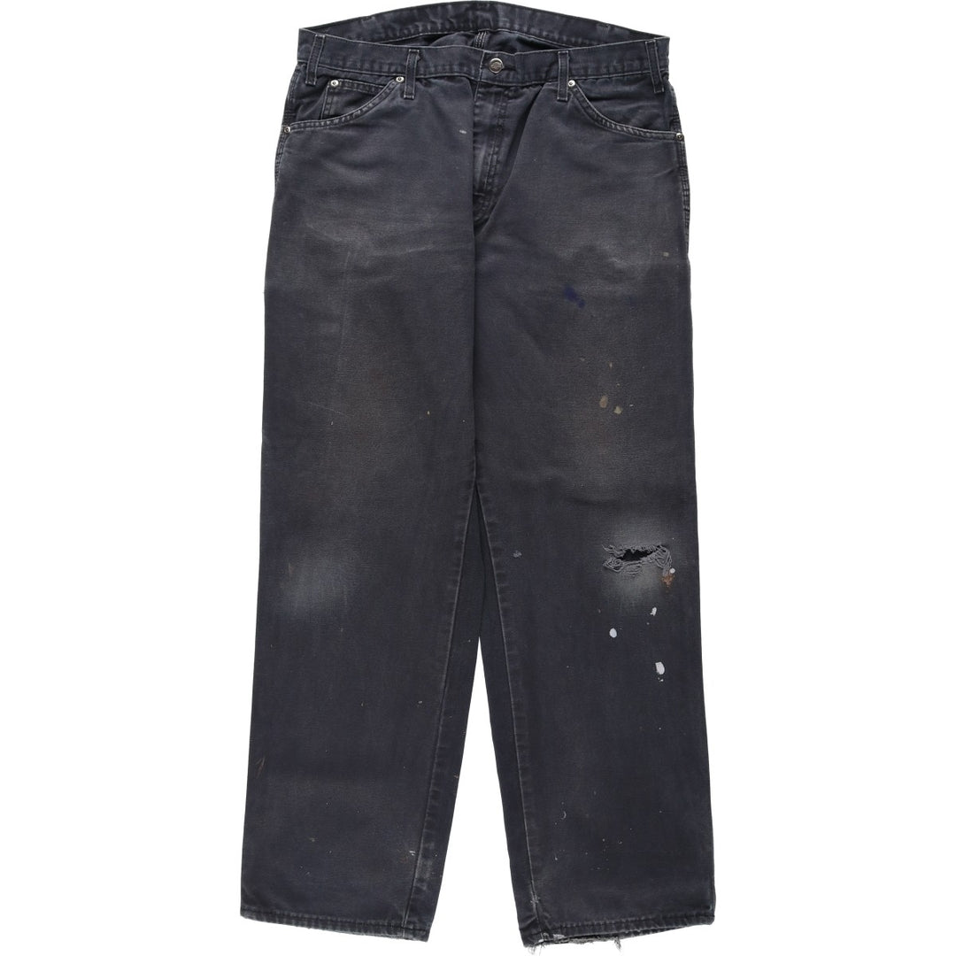 Dickies Duck Painter Pants Men's W37 cotton black type Vintage Second Hand