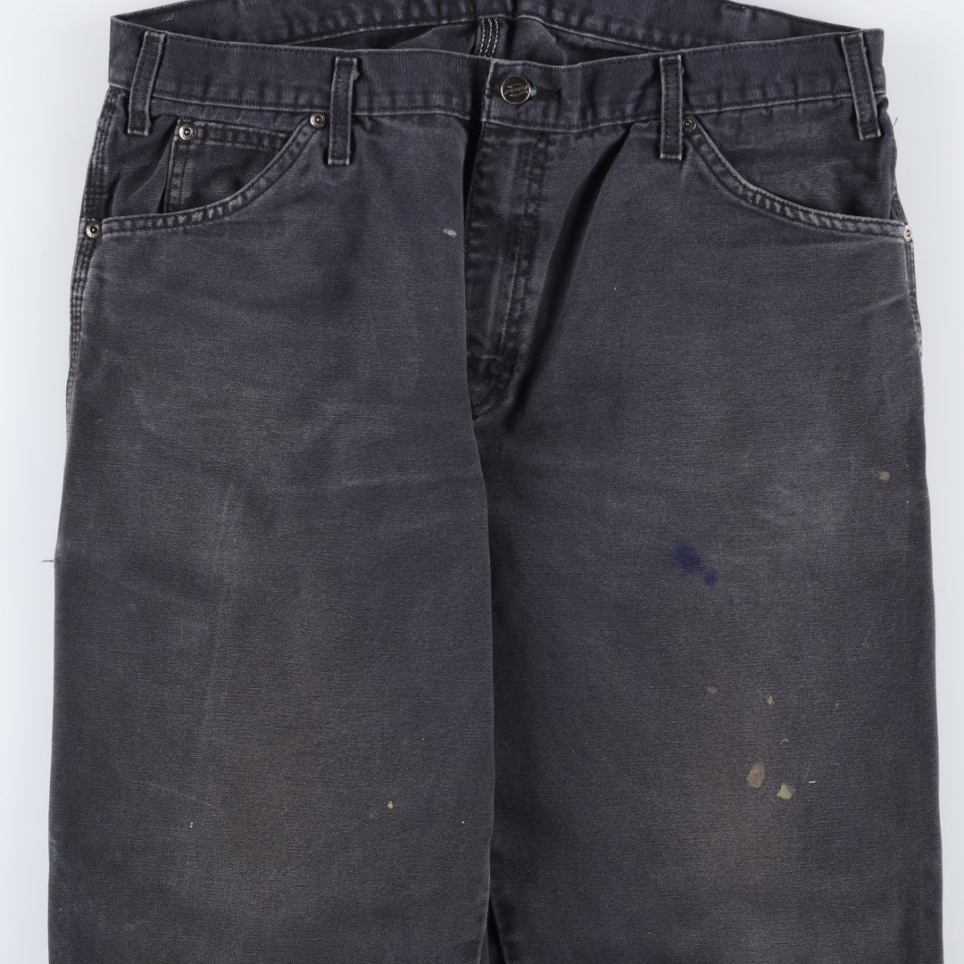 Dickies Duck Painter Pants Men's W37 cotton black type Vintage Second Hand